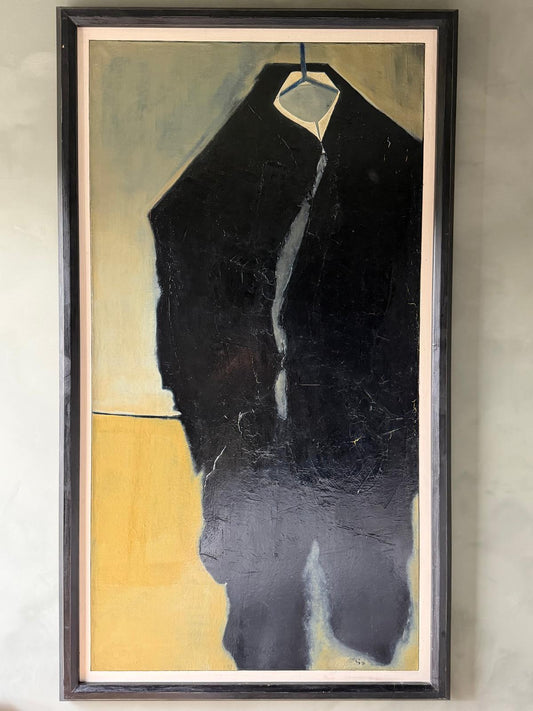 Serge Allain - Huile sur Toile - Le Passant