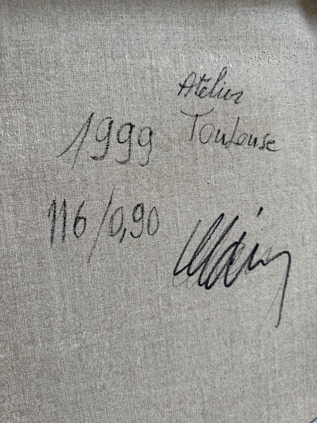 Serge Allain - Huile sur Toile - N°8 Ancre de Chine