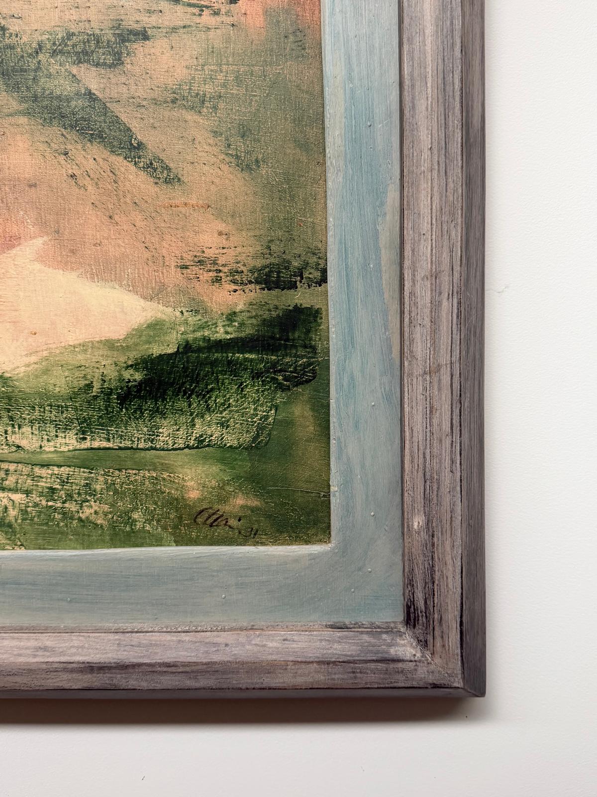 Serge Allain - Huile sur Toile - Jardin d'Agréments Chimiques