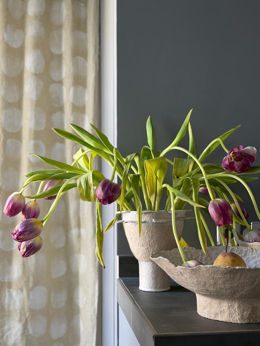 Anne Kurzberg - Ensemble de 3 Coupes en Grès Blanc