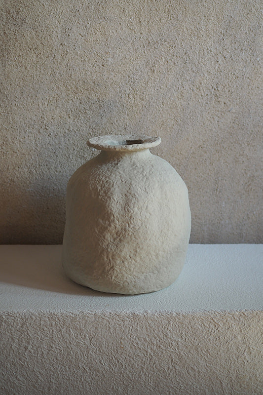 Pauline Pietri - Vases - Pavot & Ardoise En Papier Mâché