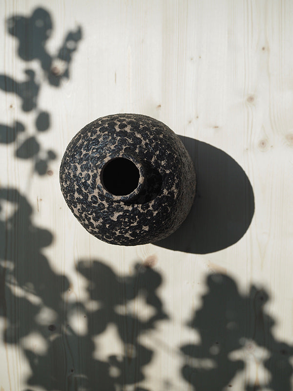 Pauline Pietri - Vases - Pavot & Ardoise En Papier Mâché