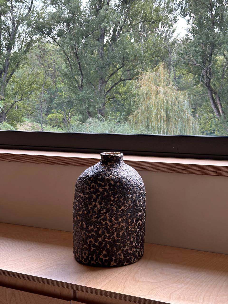 Pauline Pietri - Vases - Pavot & Ardoise En Papier Mâché