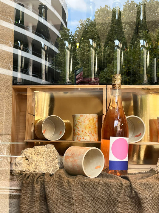 "VERRES A ÉPONGER", Verres à eau - Collab Florence Dary x Maison Makeba