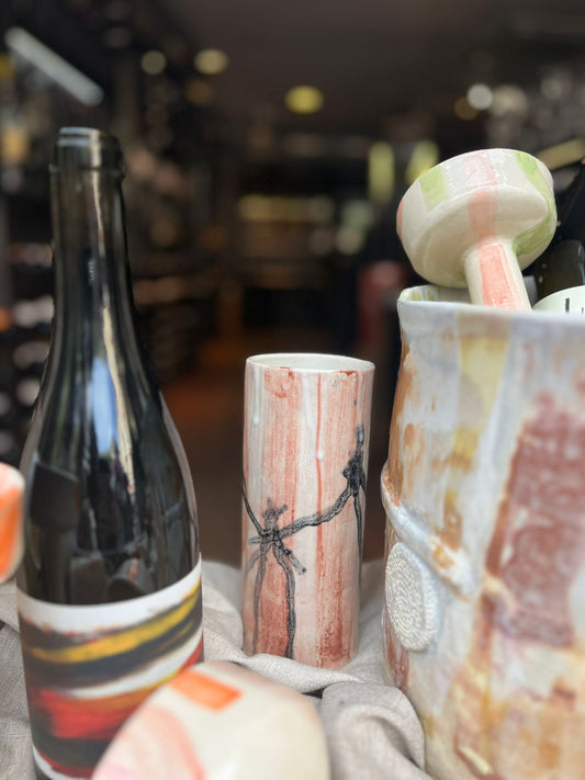 "VERRES COULANTS-LUISANTS", Verres à orangeade - Collab Florence Dary x Maison Makeba