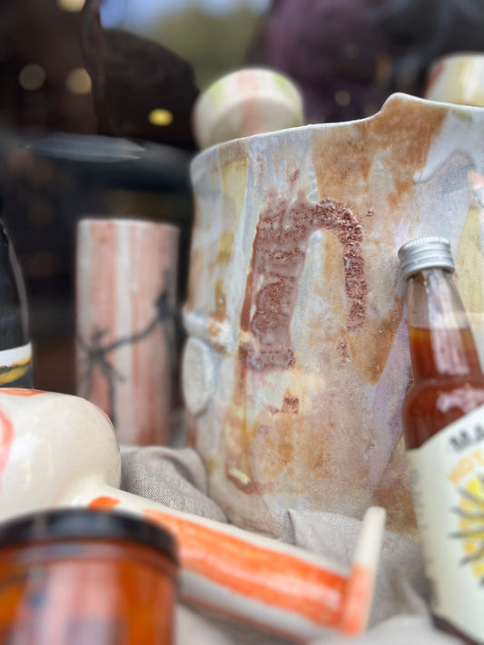 "SEAU REBORD", Seau à champagne - Collab Muriel Senaux x Maison Makeba