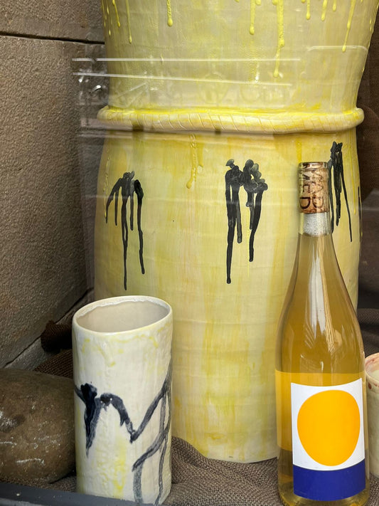 "LE TANDEM", Seau à champagne et son pied - Collab Florence Dary x Maison Makeba