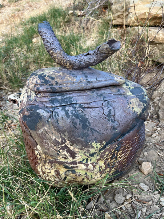 BOITE ZOOMORPHE, Peint à la main , Hannah André