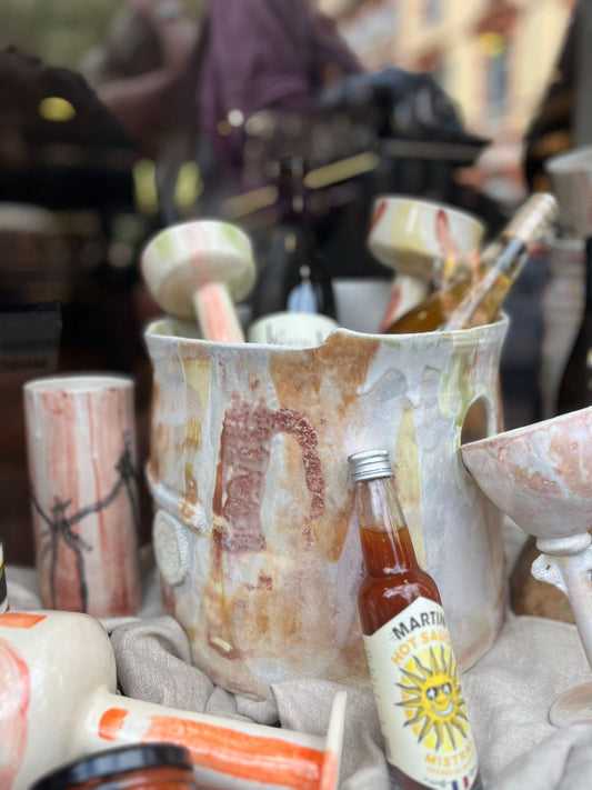 "SEAU REBORD", Seau à champagne - Collab Muriel Senaux x Maison Makeba