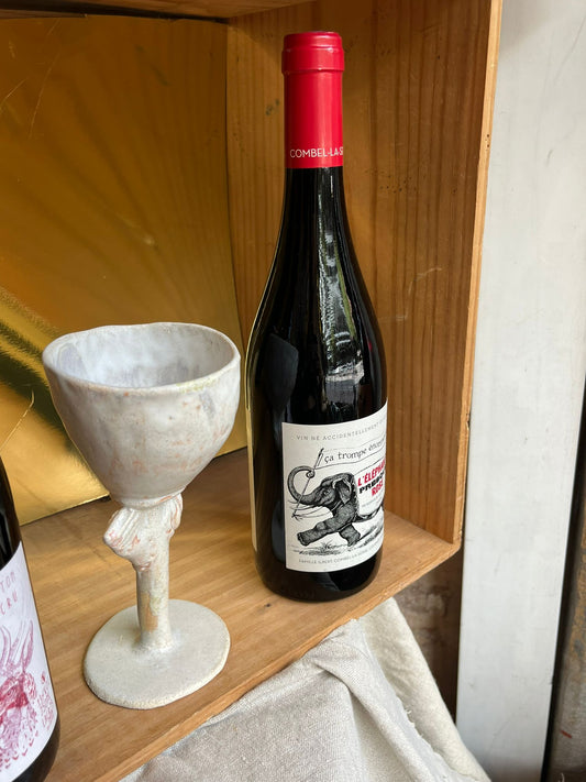 "VERRES ANTIQUES", Verres à pied - Collab Muriel Senaux x Maison Makeba