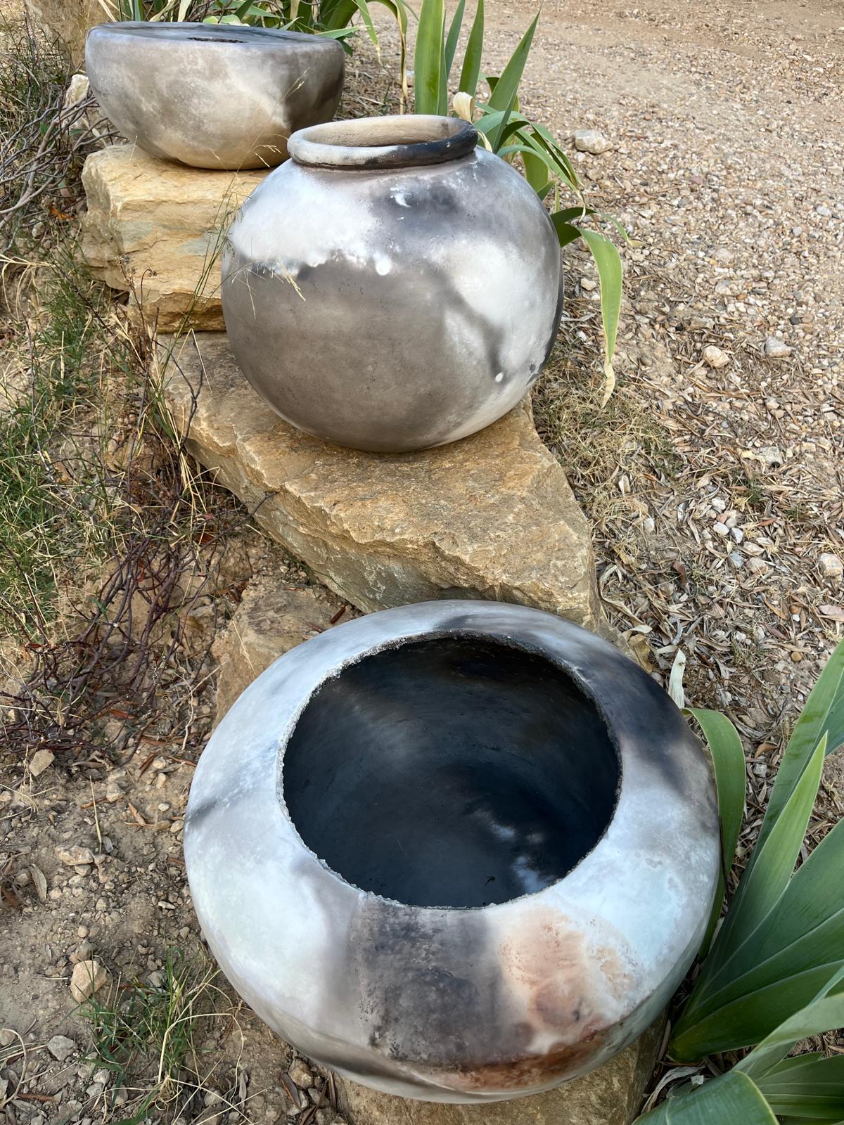 JARRE RONDE , Enfumage, Hannah André