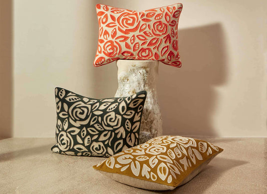 Elitis -Housse de Coussin - AIMÉE Ocre