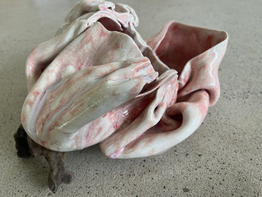 Jordane Somville - Sculpture/Vase - Méduses s'Accouplant sur Bois Flotté