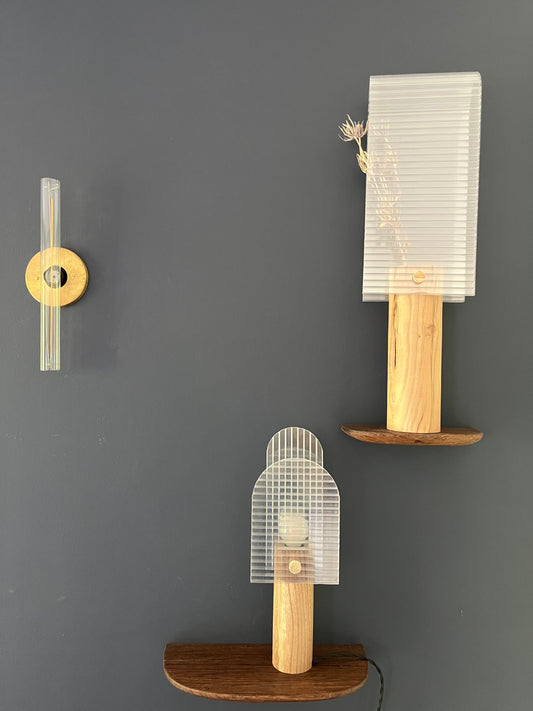 Étagères en chêne Ressau Jeremy Niquet