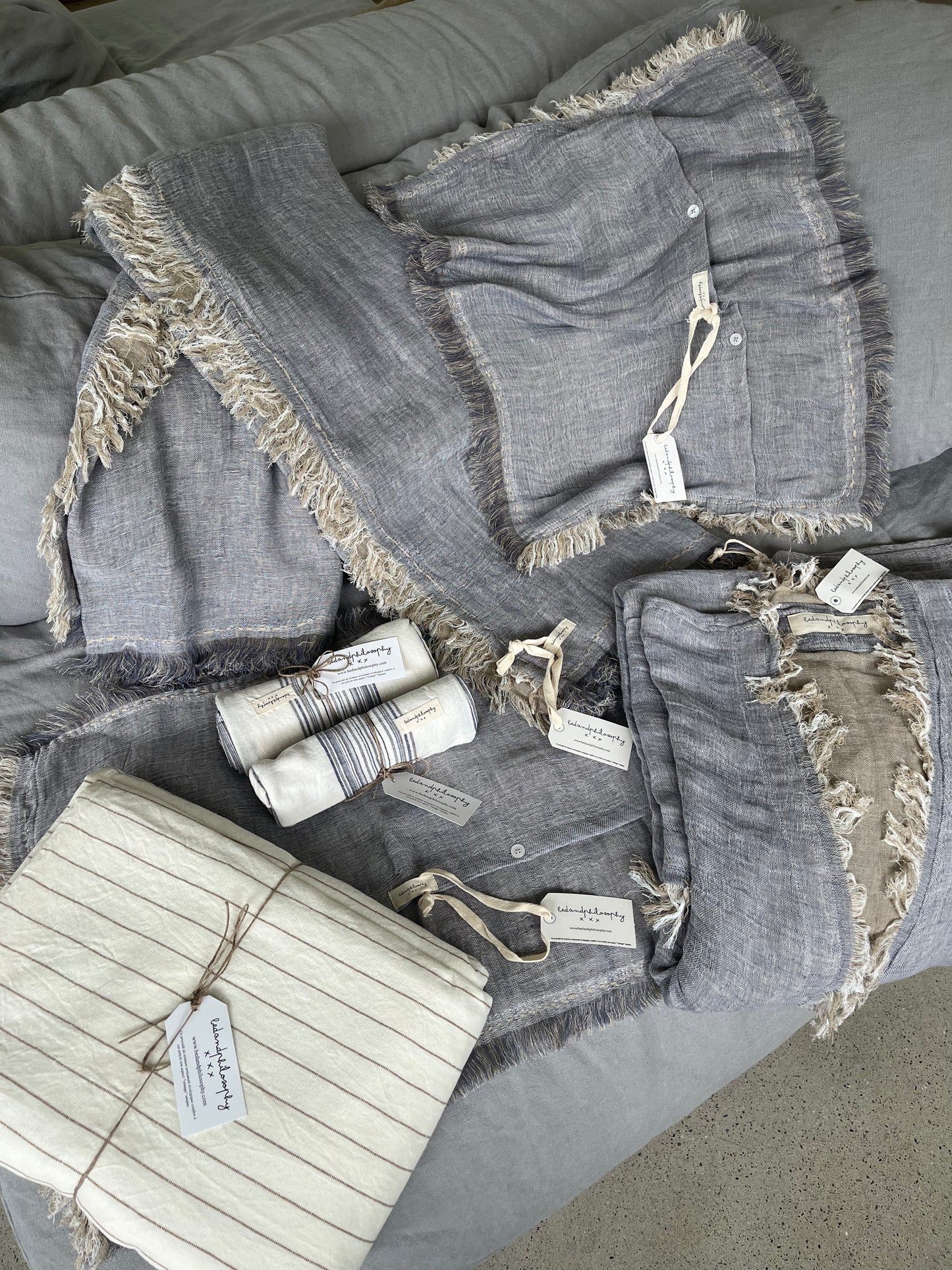 Plaid Gazelle Bed and Philosophy