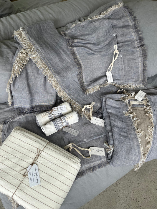 Plaid Gazelle Bed and Philosophy