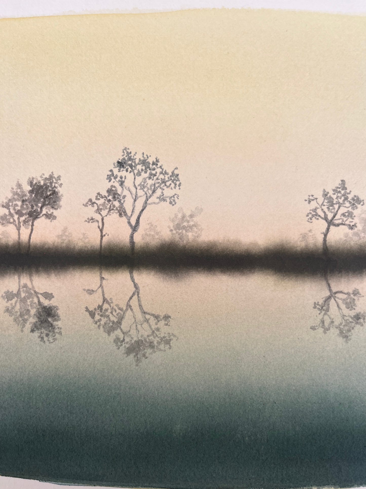 Charlotte Morot - Encre sur Papier - Matin