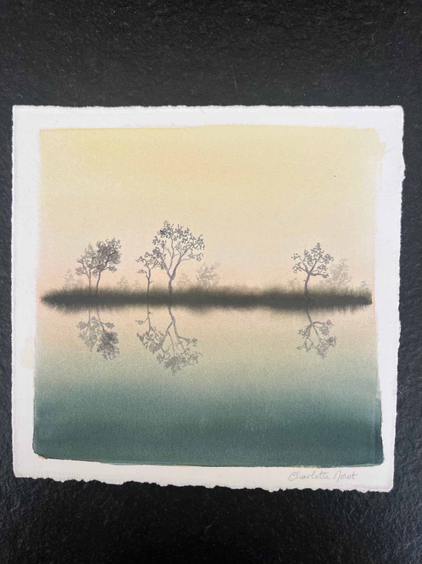 Charlotte Morot - Encre sur Papier - Matin