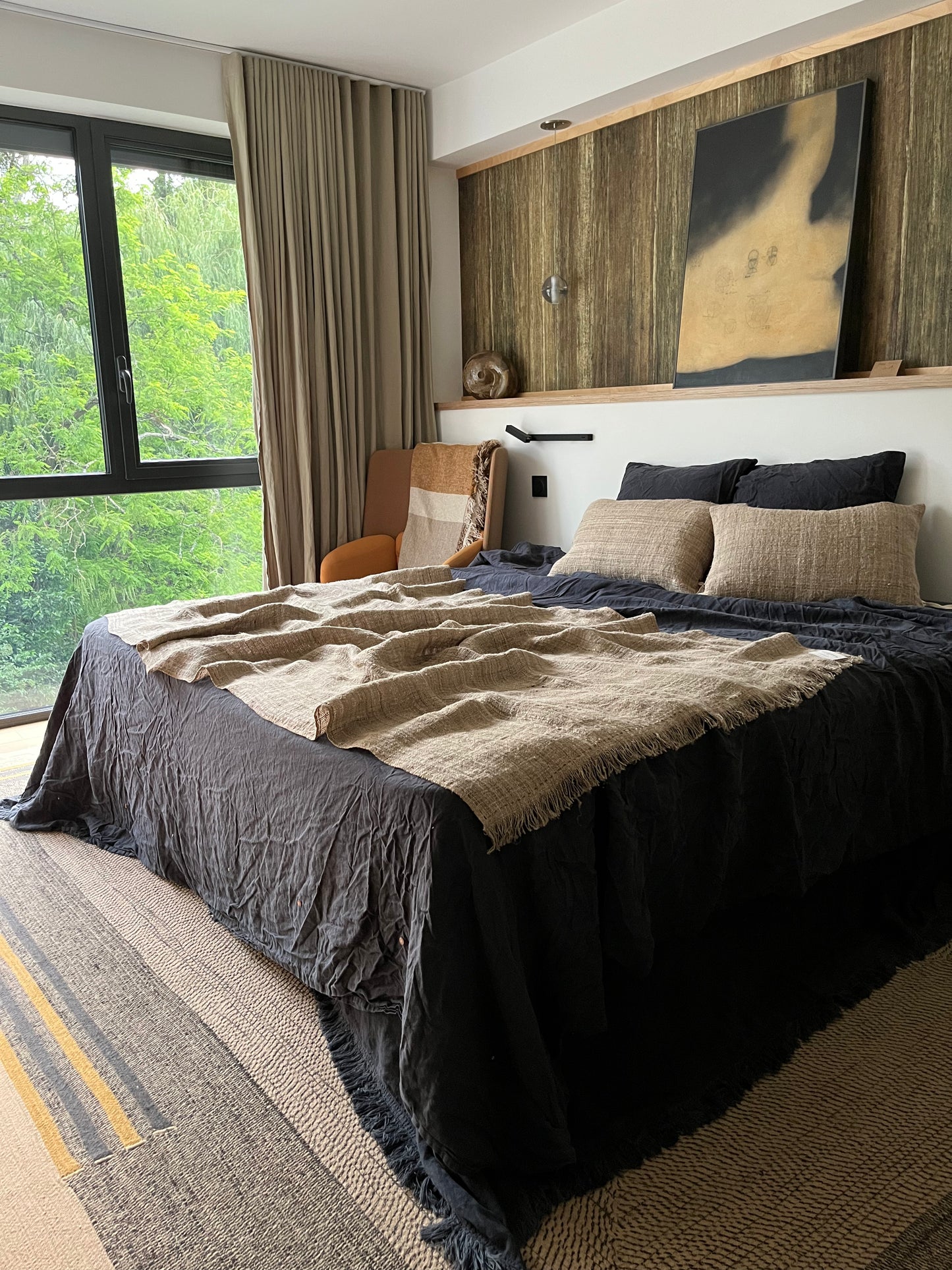 Plaid Chalk Bed and Philosophy