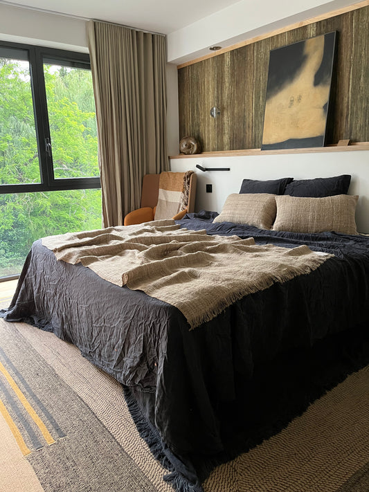 Plaid Chalk Bed and Philosophy