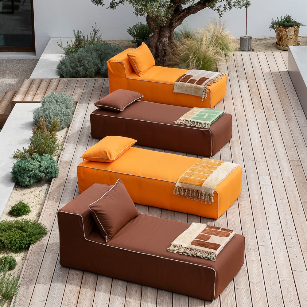 Drap de plage + Sac de plage en Éponge + Coussin  - Bed And Philosophy