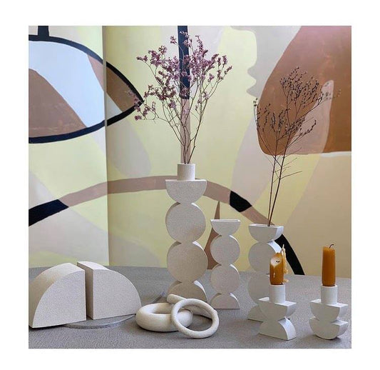 Céramiques Lucia. Soliflore Granuleux. Fait main. Pièce unique.