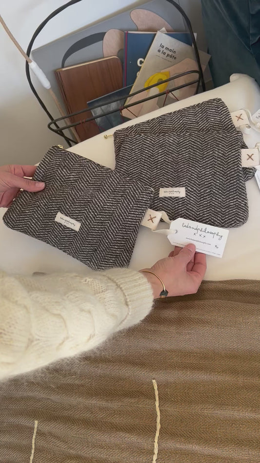 Trousse Maquillage Duke Chevron Bed and Philosophy