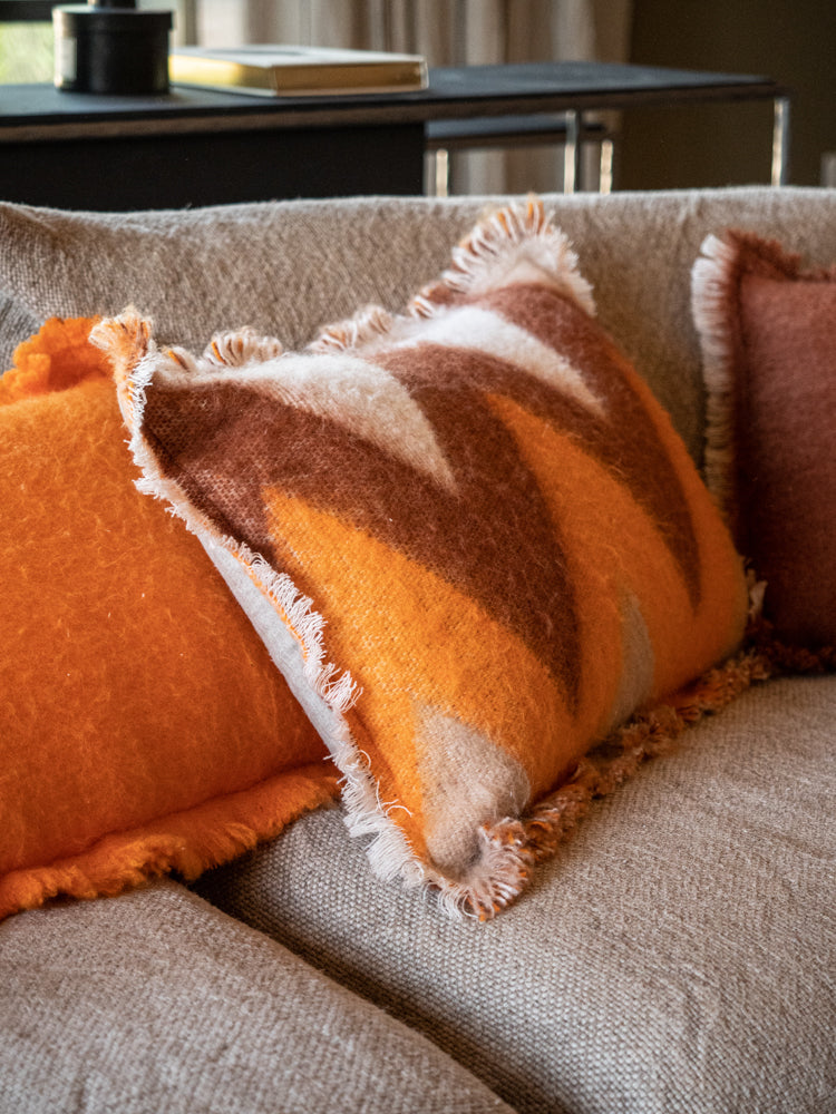 Housse de Coussin Coulis Zig Zag Bed and Philosophy (Garniture incluse) modèle d’expo