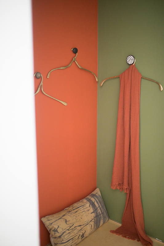 Coussin Textile peint Laure Bénard