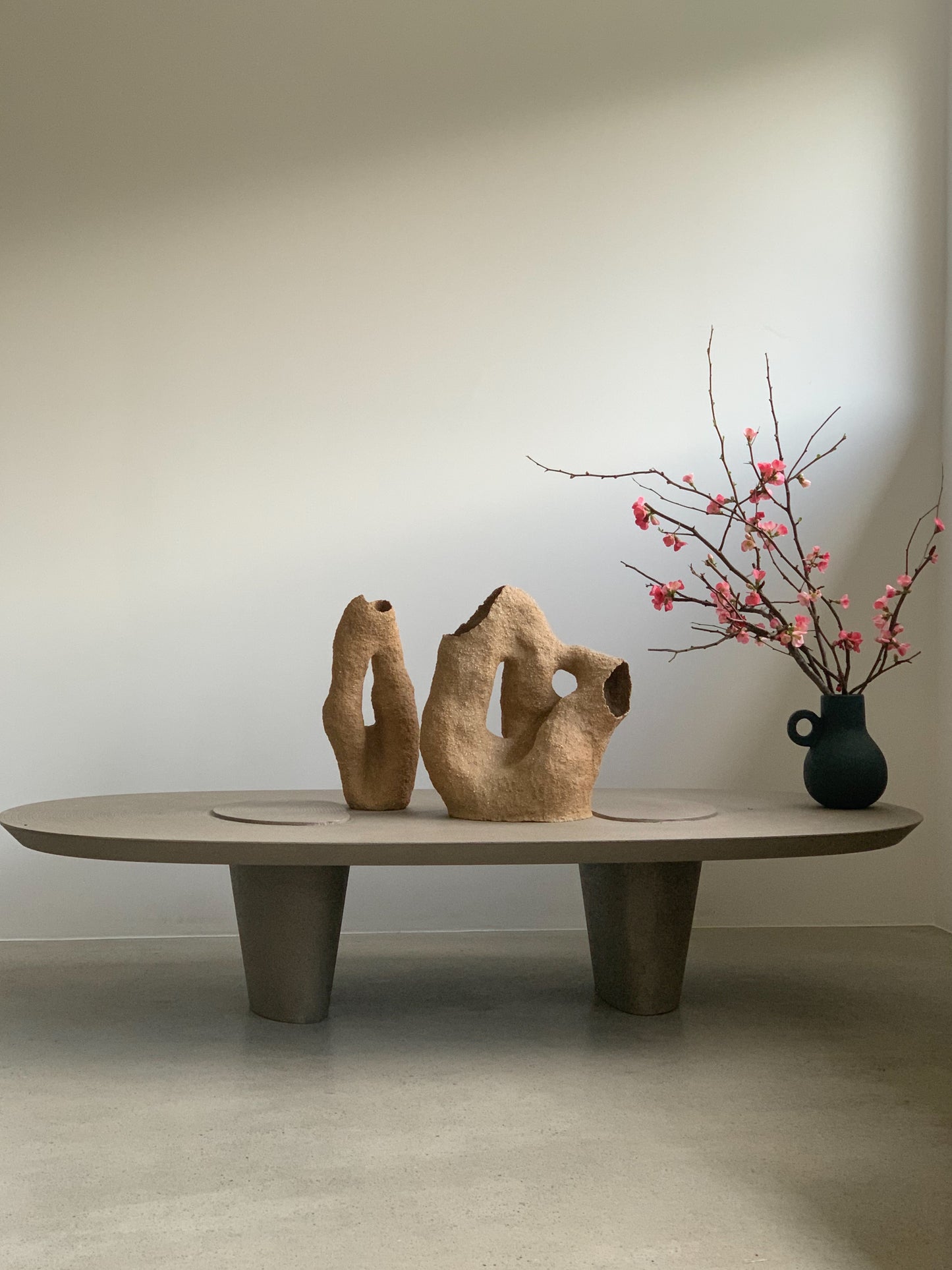 Thaïs Loret - Sculpture/Vase - Grés Mélangé Brut et Chamotté
