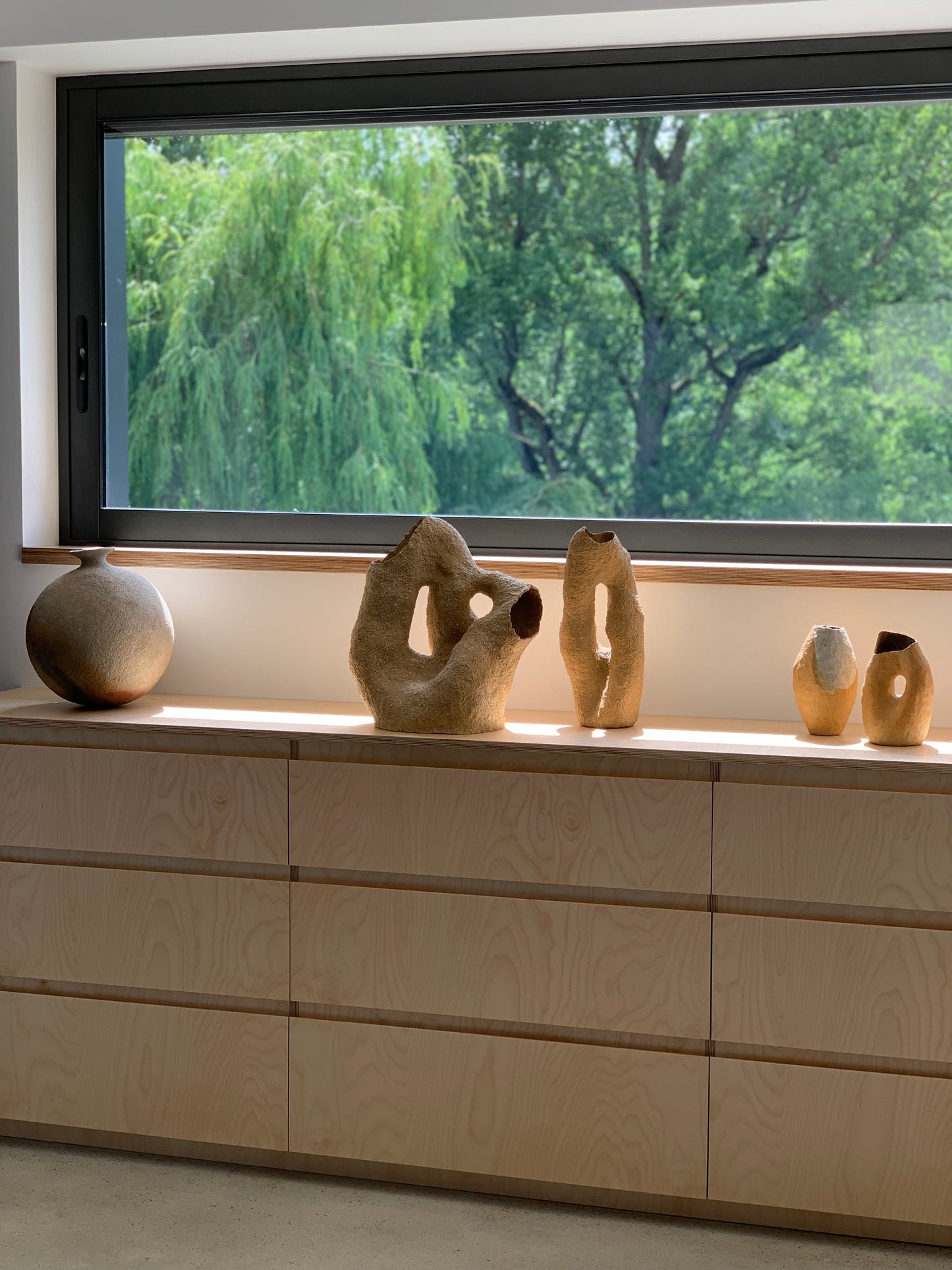 Thaïs Loret - Sculpture/Vase - Grés Mélangé Brut et Chamotté