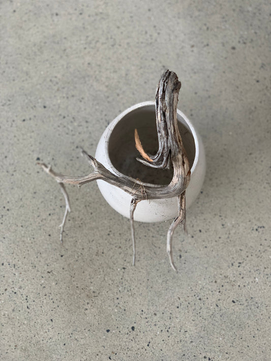 Vase Raku Branche Caroline