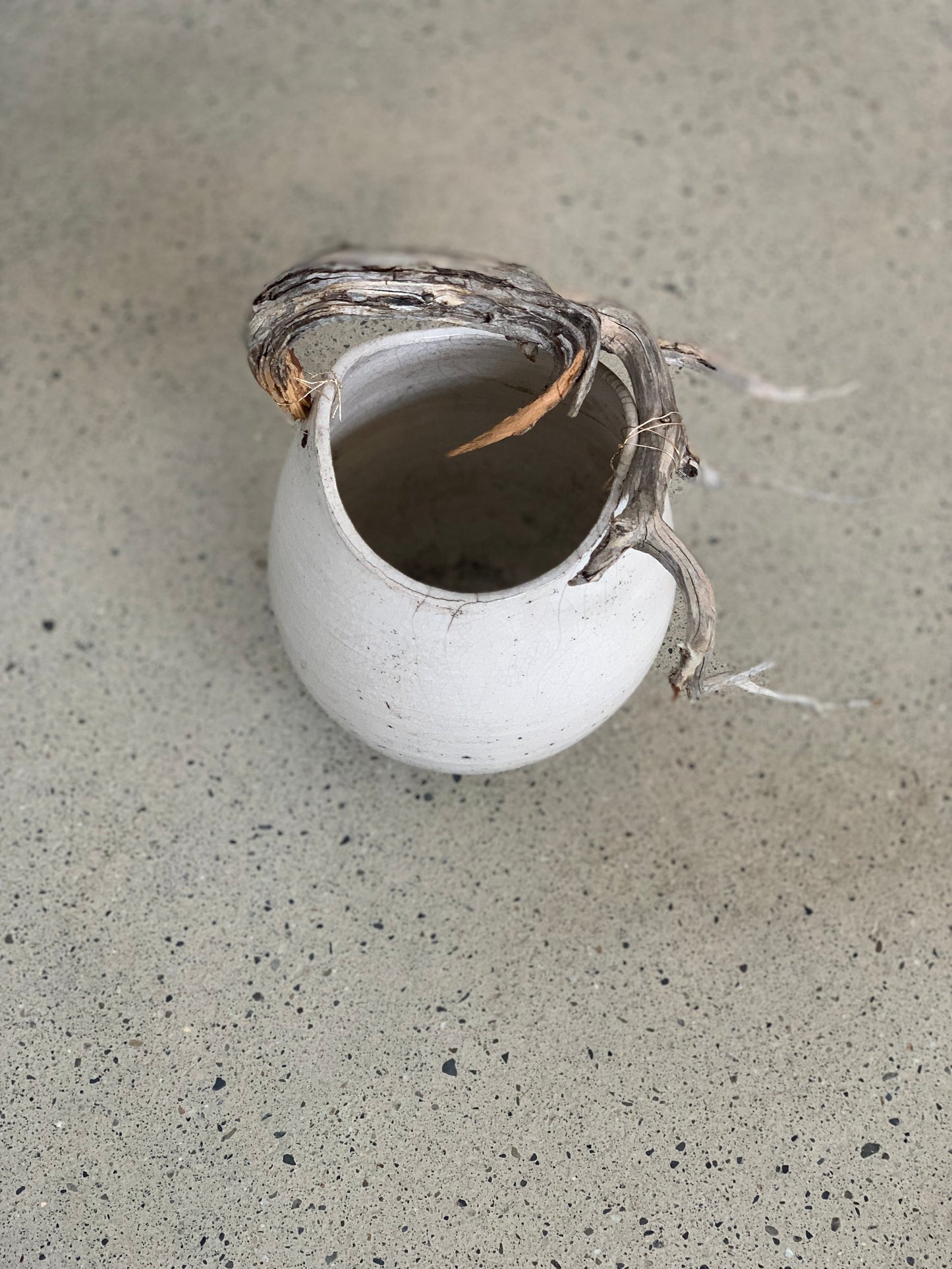 Vase Raku Branche Caroline