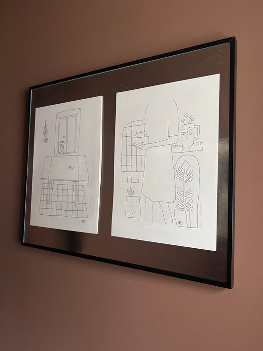 Illustrations au trait Agnes Hostache