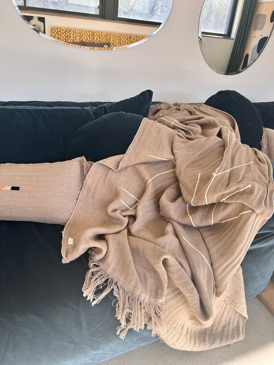 Plaid Boreal Moka Amérindien Bed and Philosophy