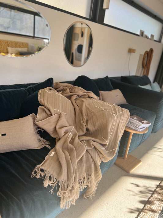 Plaid Boreal Moka Amérindien Bed and Philosophy