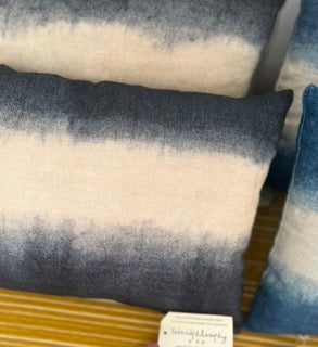 Housse de coussin Gabin Deep Blue Bed and Philosophy - modele d’exposition