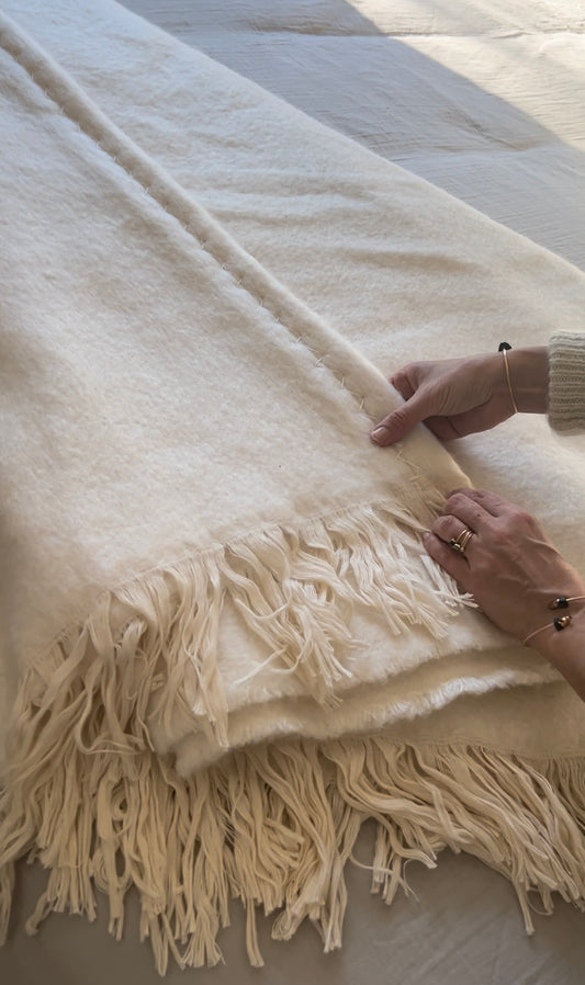 Plaid Chichi Ecru Bed and Philosophy