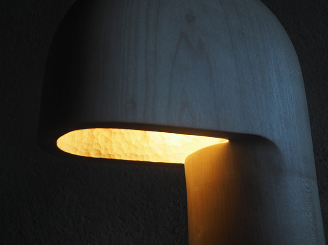 Lampadaire en bois d'érable Wild Thing x Pauline Pietri