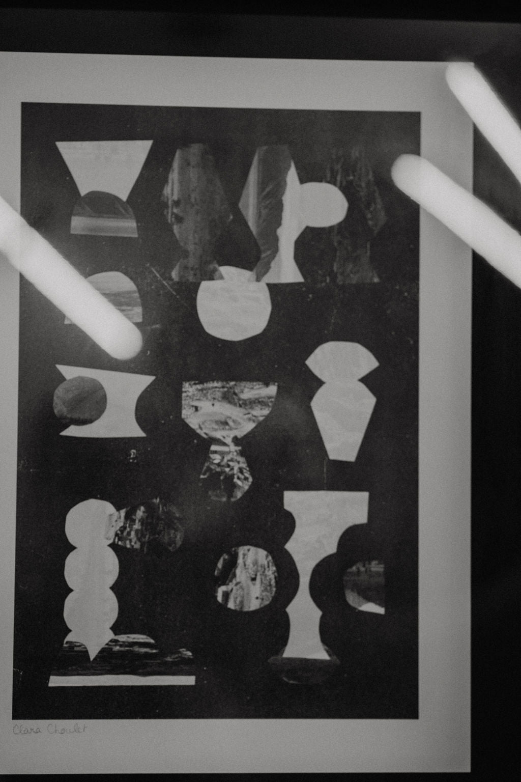 Clara Choulet - Collages Photographiques - À l'Amont, a Source