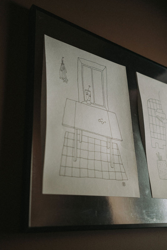 Illustrations au trait Agnes Hostache