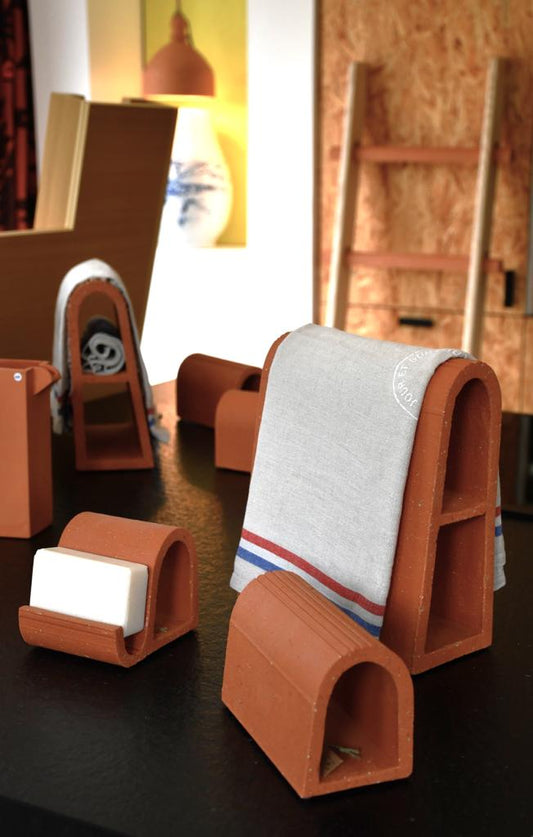 Famille Argela lot de Porte-Serviette-Gant-Savon