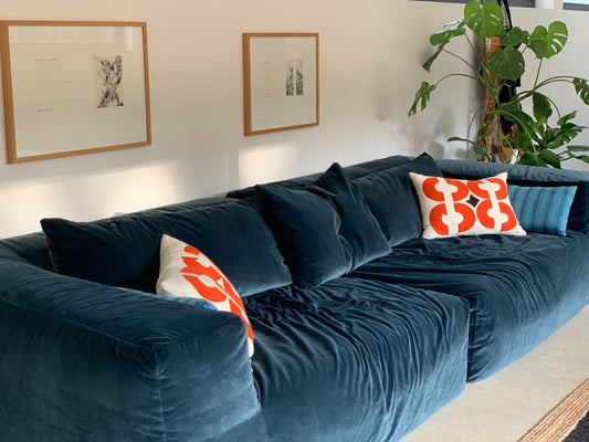 Modèle d'expo. Housses canapé Solo et Family Bed and Philosophy