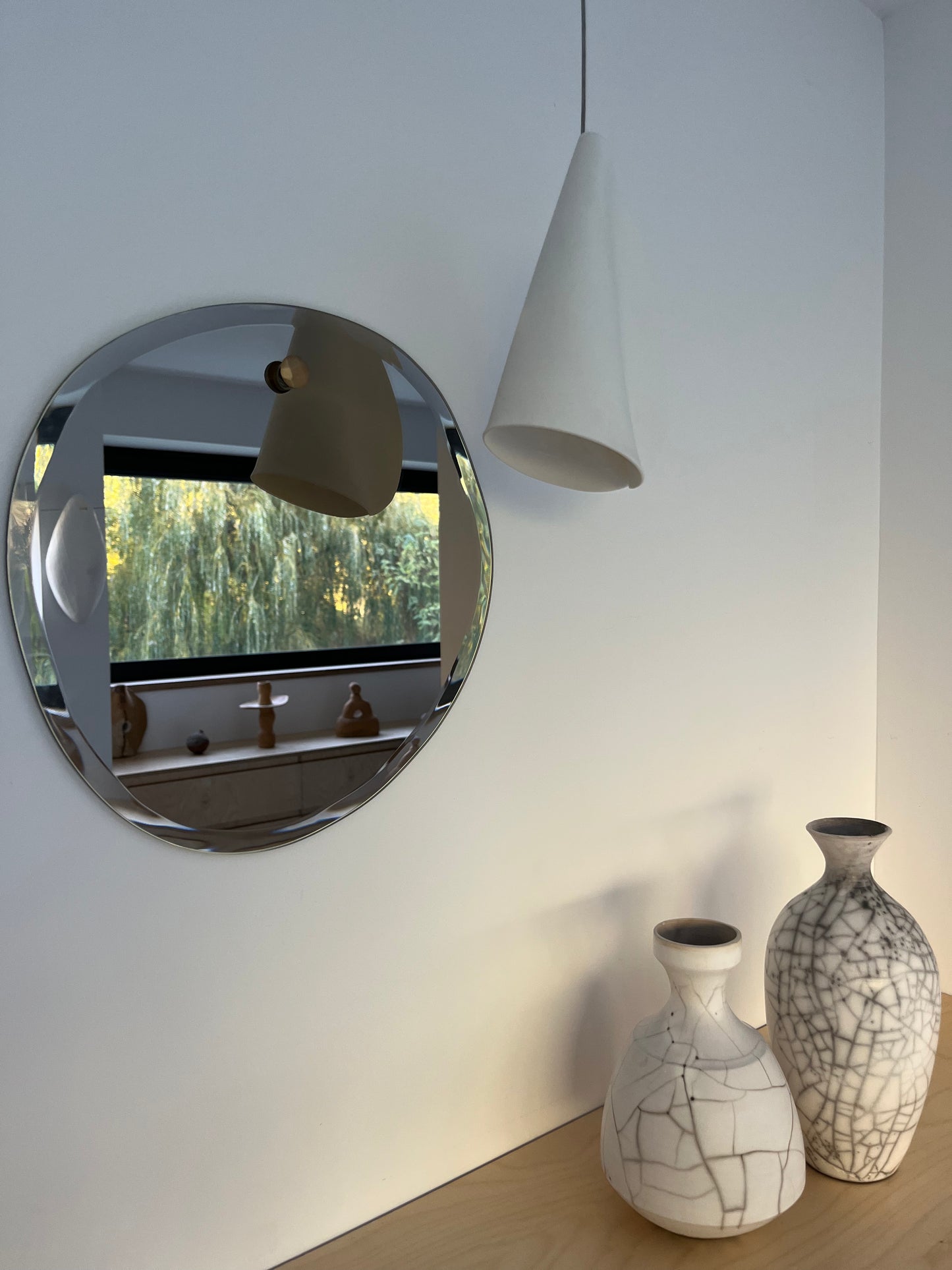 Vase Bas Raku Nu Caroline