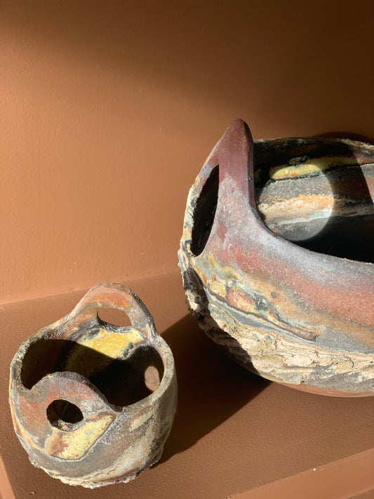 Panier enfumage, collection minéralogie, petit, Hannah André